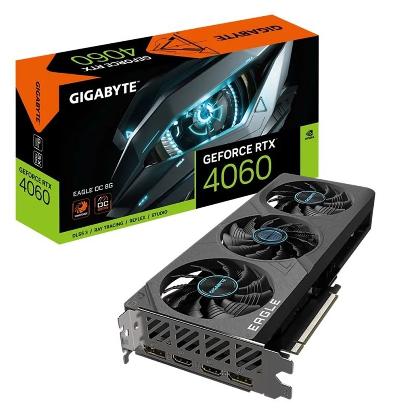 Gigabyte Nvidia GeForce RTX 4060 EAGLE OC 8GB Graphics Card